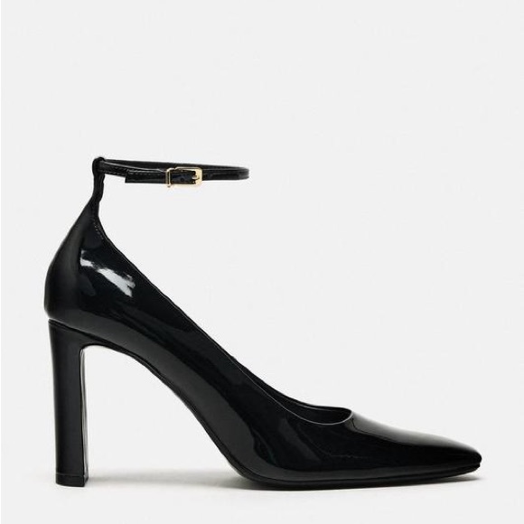 Zara hells with ankle strap - Black - 2210-319 - Picture 4 of 5
